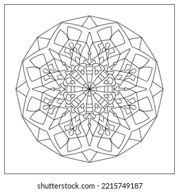 symmetrical stripes coloring page, Mandala books, Antistress Coloring page, Artmeditation, decoration for interior design, 
art teraphy, Illustration for coloring book, print, tattoo, 
