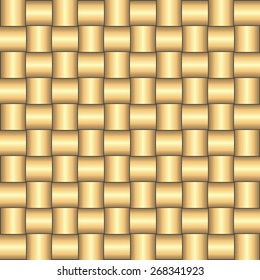 Symmetrical texture straw mats, cloth, macro view, for raster printing packaging, paper, wallpaper, fabrics, accessories, or as a background pattern background, floor