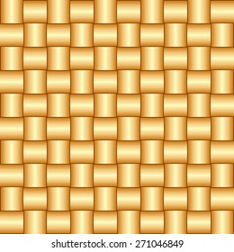 Symmetrical texture straw mats, cloth, macro view, for raster printing packaging, paper, wallpaper, fabrics, accessories, or as a background pattern background, floor