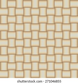 Symmetrical texture straw mats, cloth, macro view, for raster printing packaging, paper, wallpaper, fabrics, accessories, or as a background pattern background, floor