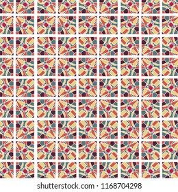Symmetry floral pattern