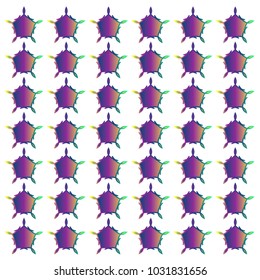 Symmetry geometric gradient violet green multicolor contrast bright 