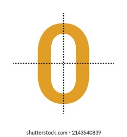 Symmetry Lines in zero number
