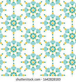 Symmetry Pattern colourful abstract background.