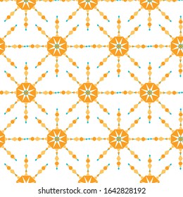 Symmetry Pattern colourful abstract background.