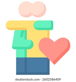 Sympathy Icon Element For Design And Vector