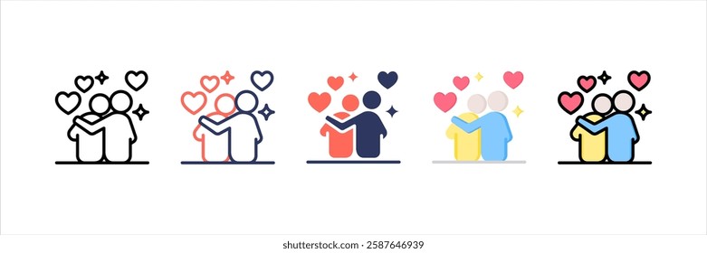 Sympathy Multi Style Icon Set
