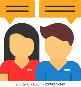Sympathy Vector Flat Icon Design