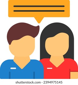 Sympathy Vector Flat Icon Design