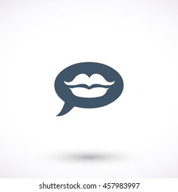 Sympathy vector icon. Graphic symbol for web design, logo. Isolated sign on a white background.