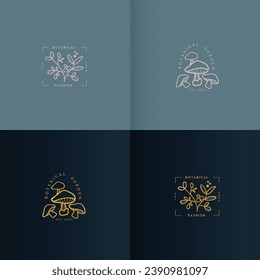 eine Symphonie von Blättern und Blüten, eine visuelle Ode zu Wachstum, Schönheit und die zeitlose Anziehungskraft von Pflanzen. Mit Kreativität gefeiert feiert unser Emblem den lebendigen Wandteppich der botanischen Welt