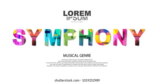 Symphony music . Music genre 