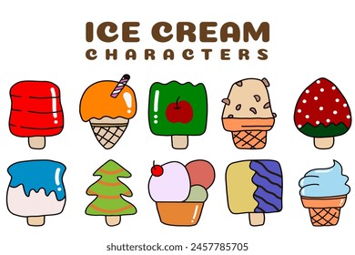 A Symphony of Scoops and Ice Cream Dreamscape