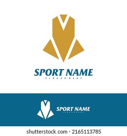 Symple Squid logo design vector template, Squid logo concepts illustration.