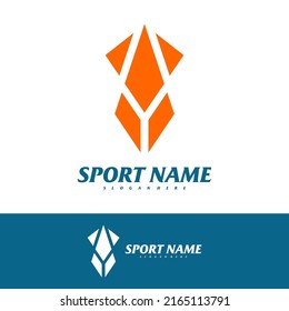 Symple Squid logo design vector template, Squid logo concepts illustration.