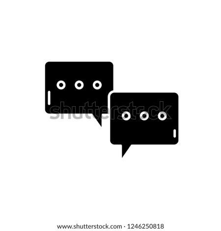 Symposium black icon, vector sign on isolated background. Symposium concept symbol, illustration 