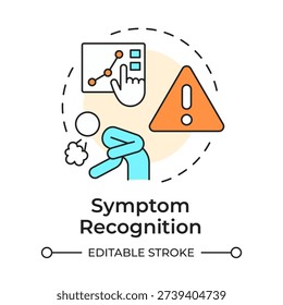 Symptom recognition multi color