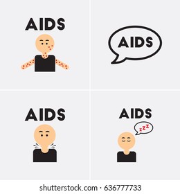 symptoms of AIDS