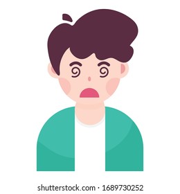 Symptoms of CORONAVIRUS(COVID-19). Vector illustrations