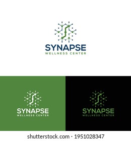 Synapse Logo Design Vector Illustration