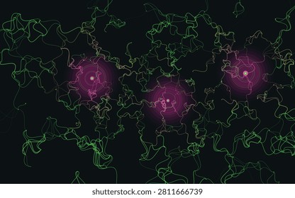 Synaptic Symphony Flow Pattern for Advanced Generative Art and Abstract Digital Design