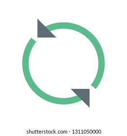 Sync glyph icon, web and mobile, refresh sign vector graphics