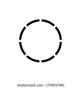 diseño de icono de sincronización blanco aislado