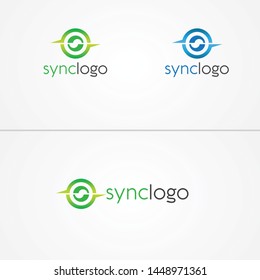 Sync Logo Template For Company Or Personal