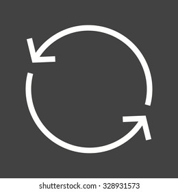 Sync, refresh, update icon vector image. Can also be used for phone and communication. Suitable for use on web apps, mobile apps and print media.
