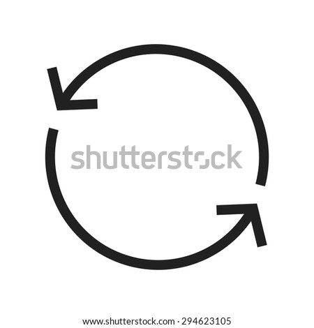 Sync, refresh, update icon vector image. Can also be used for phone and communication. Suitable for use on web apps, mobile apps and print media.