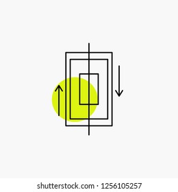 sync, synchronization, data, phone, smartphone Line Icon