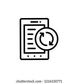 Sync vector icon or loading symbol