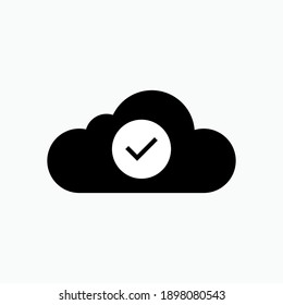 Icono de datos sincronizados. Símbolo de administración de archivos: plantilla de logotipo vector.