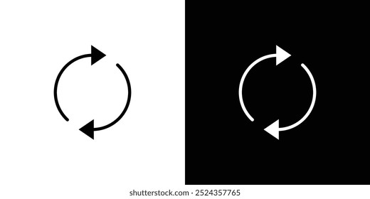 Icono de sincronización Ilustración de diseño de arte