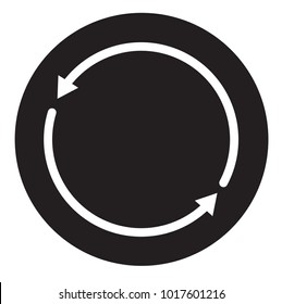 synchronization icon on white background. synchronization sign. flat style.

