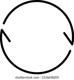 Synchronization Icon. Synchronization Sign and Symbol for mobile apps and Web Des