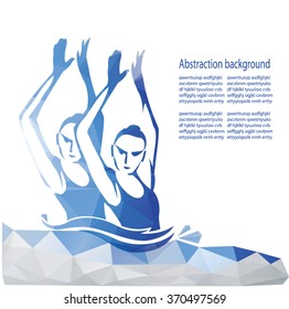 synchronize competition. sport backgrounds
