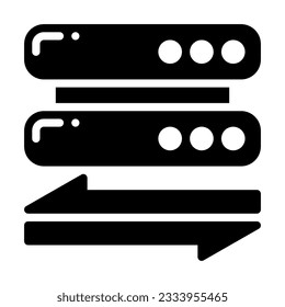 synchronize glyph icon. Perfect for Graphic Design, Mobile, UI, and Web Masterpieces