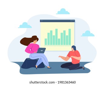 synchronize illustration concept operation system update progress or data 