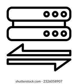 icono de sincronización de línea. Icono de la línea de champán. Perfecto para diseño gráfico, móvil, interfaz de usuario y maestras web