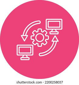 Synchronize vector icon. Can be used for printing, mobile and web applications.