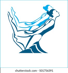 synchronized swimming. Sport team