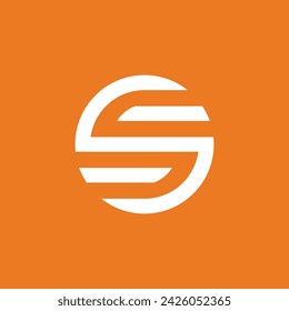 synergic letter s vector logo design