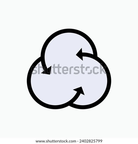 Synergy Icon. Collaboration, Teamwork Symbol.
