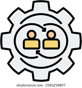 Synergy Icon Element For Design