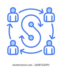 Synergy Icon Element for Design