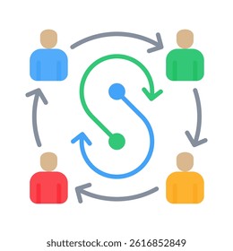 Synergy Icon Element for Design