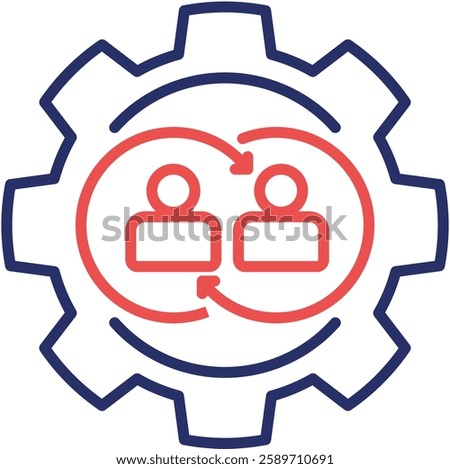 Synergy Icon Element For Design