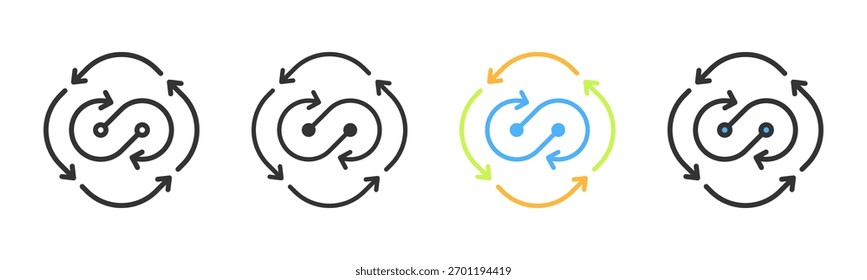 Paquete De Iconos De Synergy En Varios Estilos