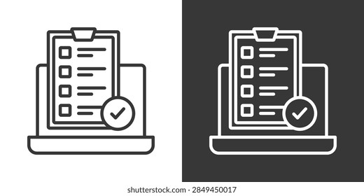 Syntax Checker Icon Set Vector Collection Isolated In Black And White
